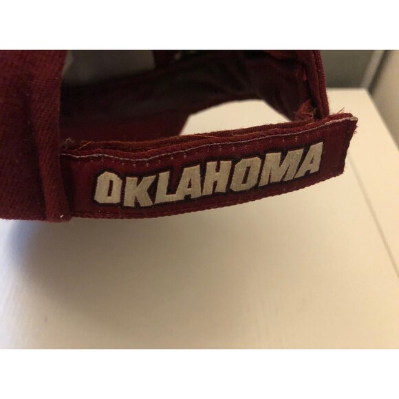 Oklahoma Sooners OU Big 12 Baseball Hat/Cap Red Adjustable TOW Brand - Picture 4 of 6